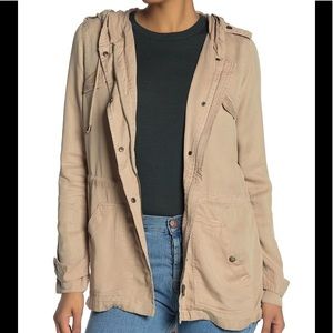 Max Jeans Hooded Utility Jacket, NWT, Retail $110